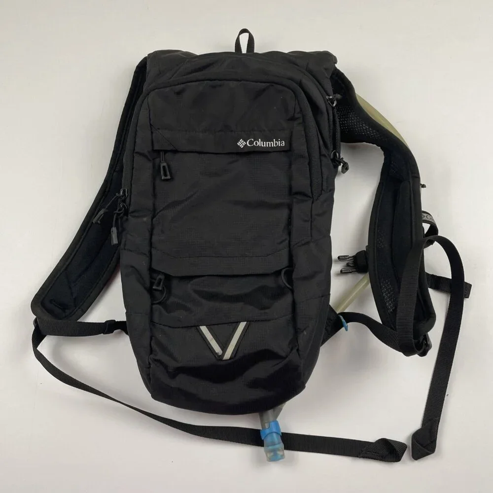 Columbia Hydration Backpack Black Hiking Biking Running Water Bladder